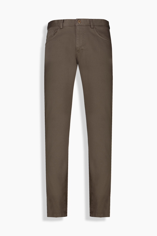 Roys Relax Fit Açık Kahverengi Pantolon 