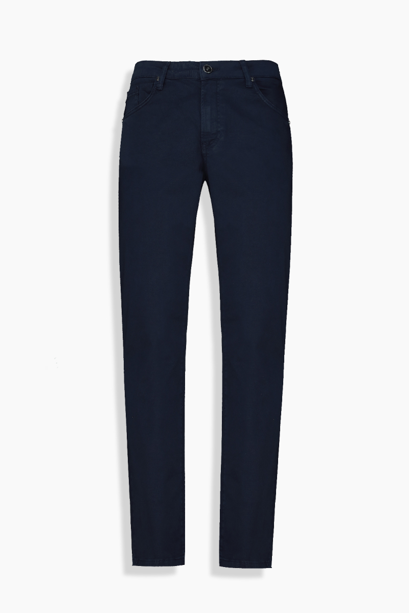 Roys Relax Fit Koton Lacivert Pantolon - 1