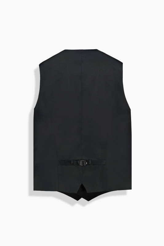 Ruby Carlo Hood Siyah Slim Fit Çocuk Smokin Papyon Yelek Takım - 9