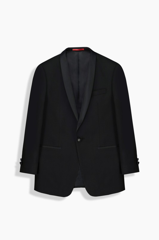 Ruby Carlo Hood Siyah Slim Fit Çocuk Smokin Papyon Yelek Takım 