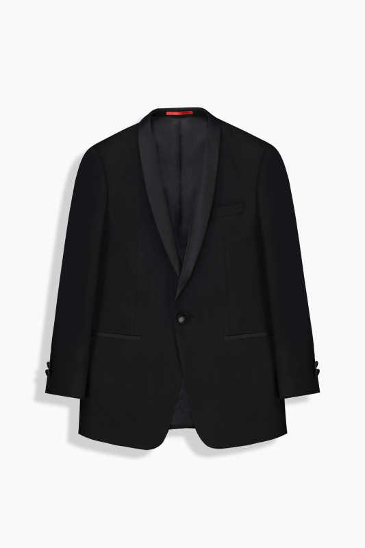 Ruby Carlo Hood Siyah Slim Fit Çocuk Smokin Papyon Yelek Takım - 6