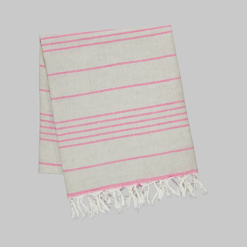 Rufus Plaj Havlusu Pembe - 2