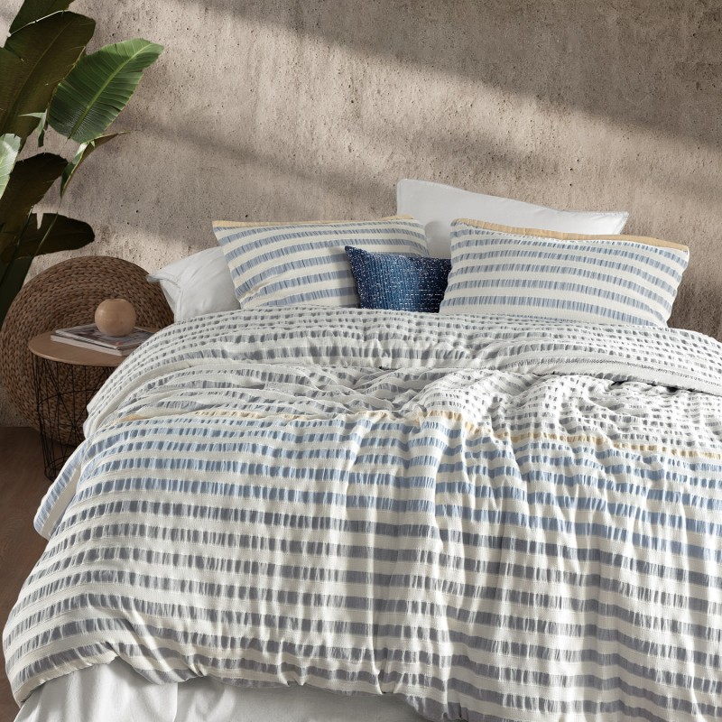 Salvatore Çift Kişilik Nevresim Takımı Mavi - SAREV