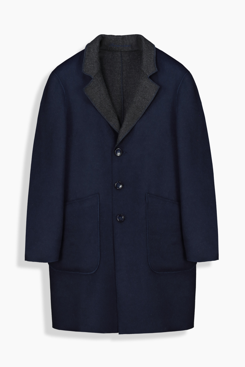 Sanchez Lacivert Palto - 3