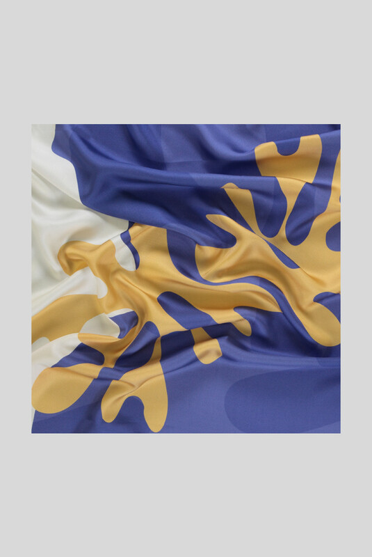 Artisse Mavi İpek Eşarp - SARAR