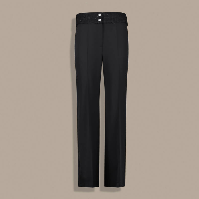 Aurora Siyah Pantolon - 1