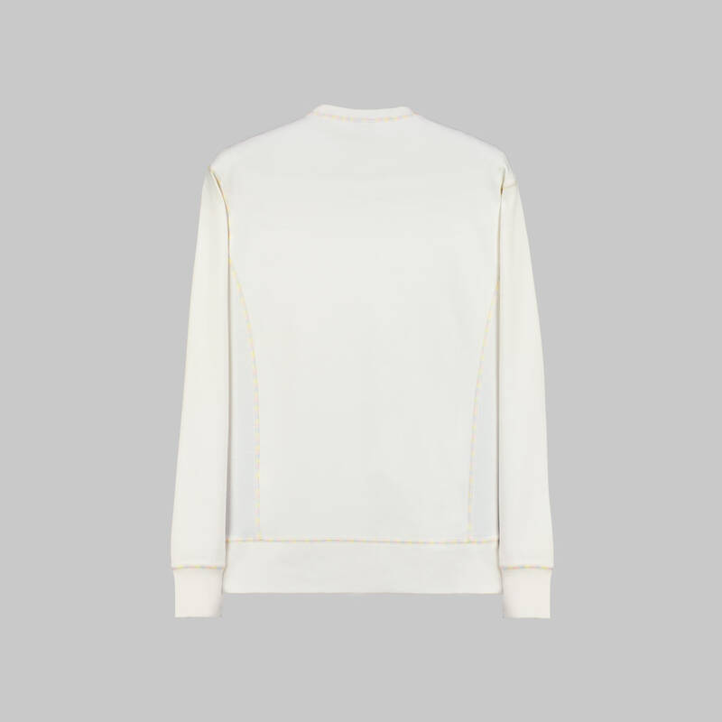 Bisiklet Yaka Kadın Ekru Sweatshirt - 2
