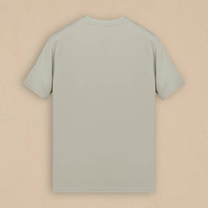 Bisiklet Yaka Gri Erkek Tişört - 2