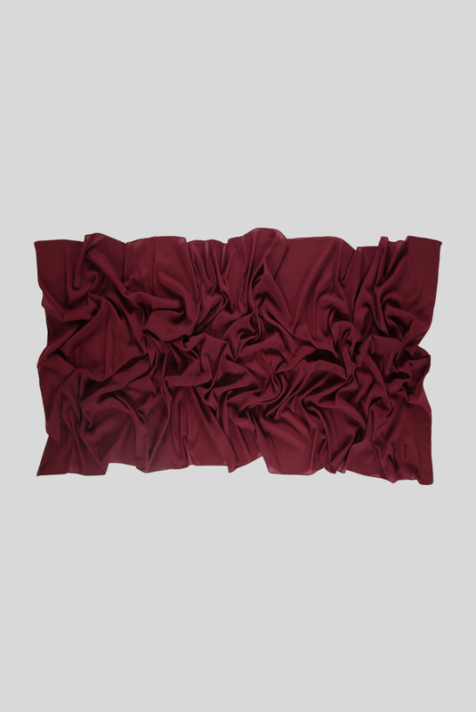 Bordo Cool Şal 2 