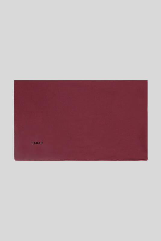 Bordo Cool Şal 2 - 5