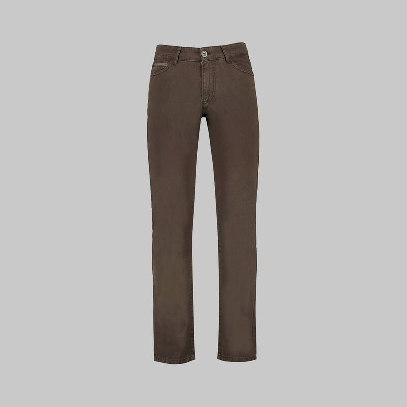 Costa Kahverengi Koton Pantolon - 1