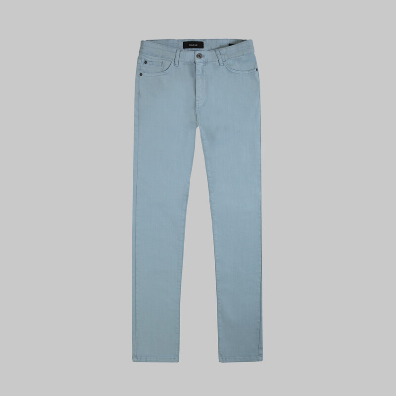 Costelle Antik Koton Buz Mavisi Pantolon 