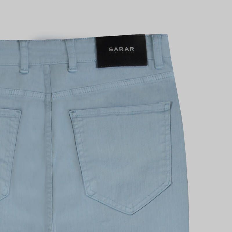 Costelle Antik Koton Buz Mavisi Pantolon - 4