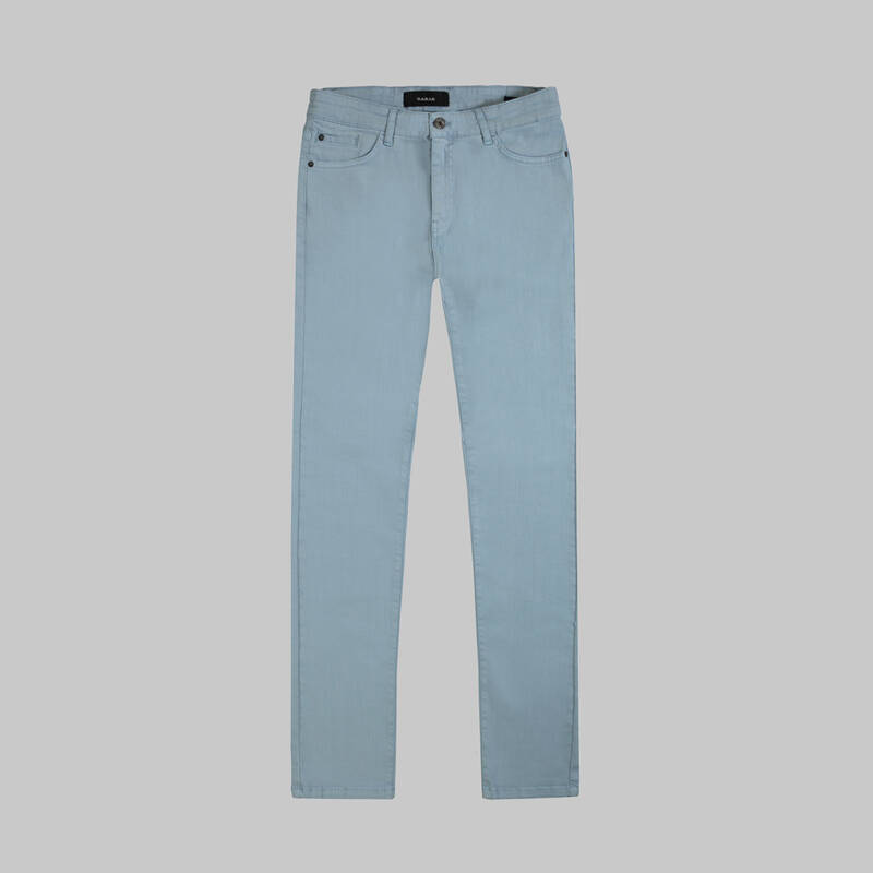 Costelle Antik Koton Buz Mavisi Pantolon - 1