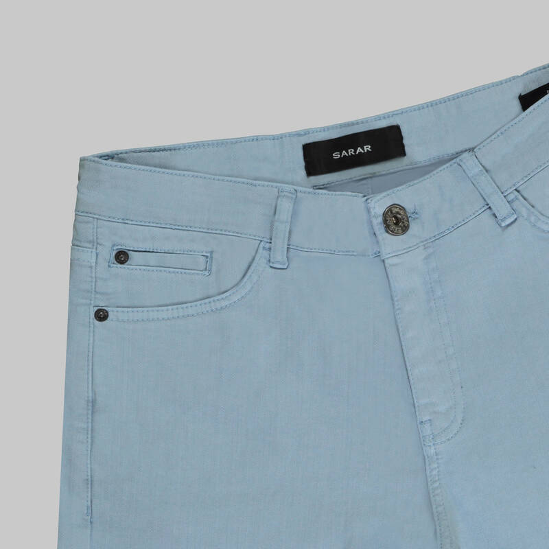 Costelle Antik Koton Buz Mavisi Pantolon - 3