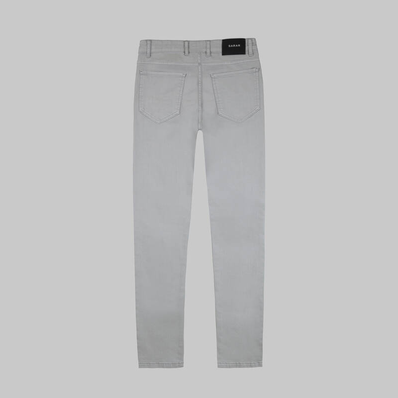 Costelle Açık Gri Koton Pantolon - 3