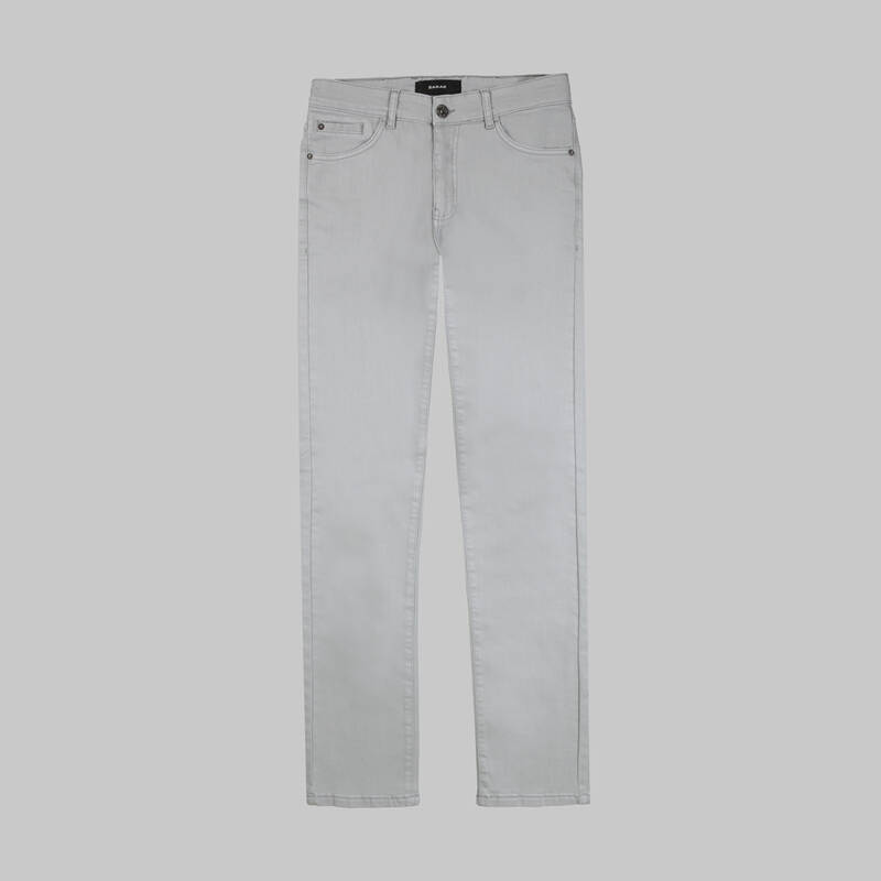 Costelle Açık Gri Koton Pantolon - 2