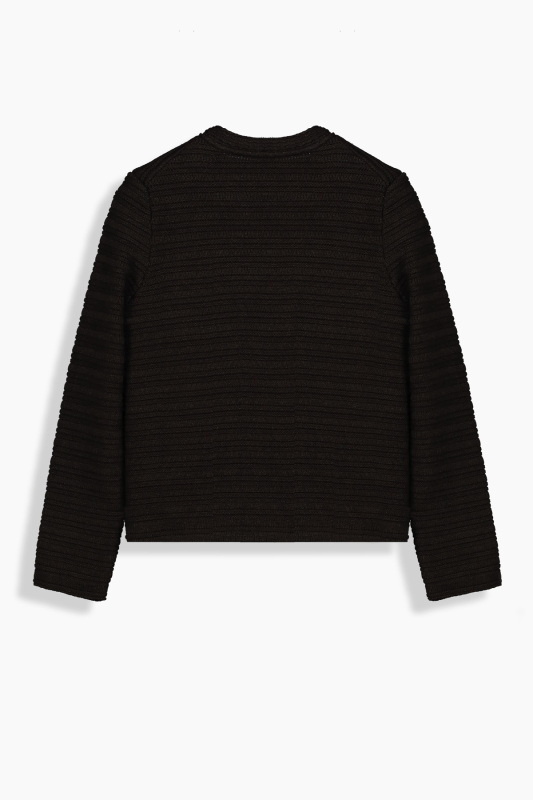 Dena Düğmeli Koyu Kahverengi Hırka - SARAR WOMAN