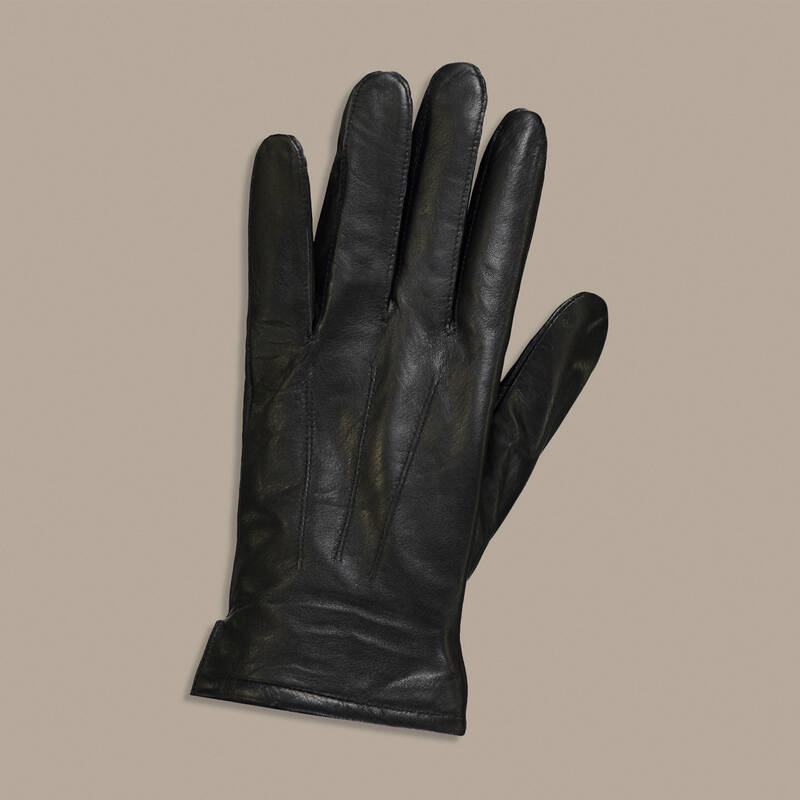 Siyah Deri Eldiven - 3