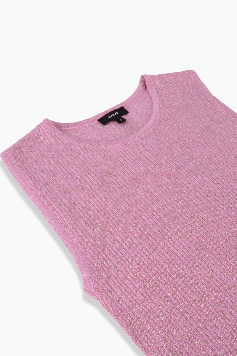 Dorso Pembe Triko Elbise - 3