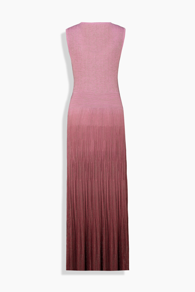 Dorso Pembe Triko Elbise - 2