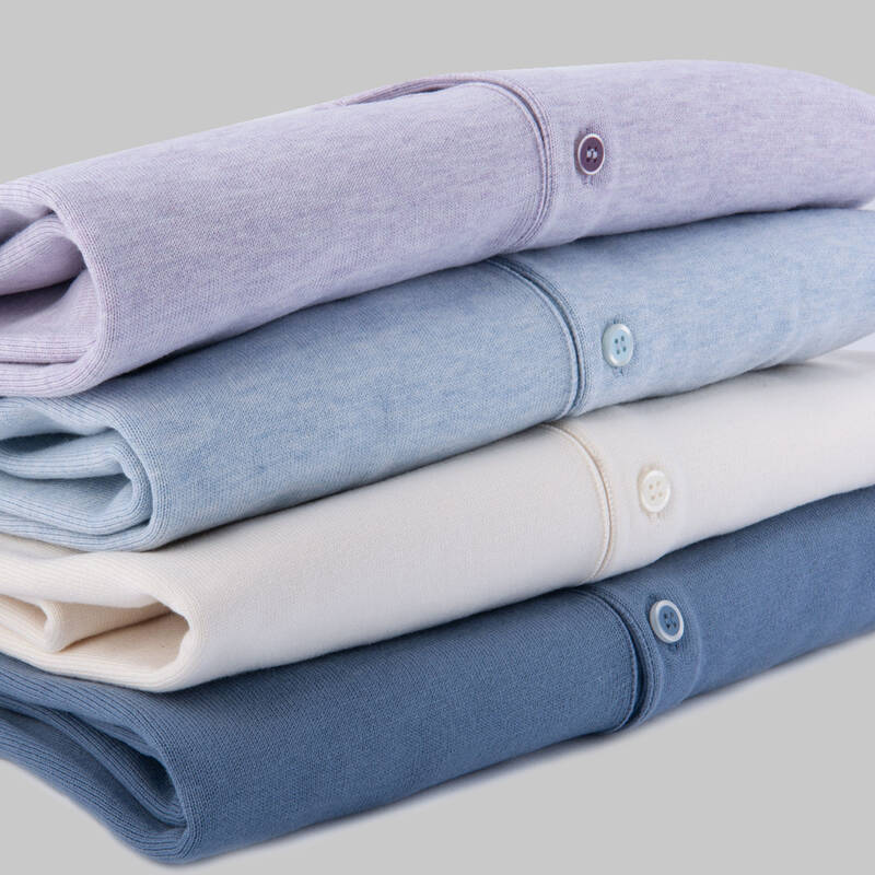 Düğmeli Polo Yaka Açık Mavi Triko - 5