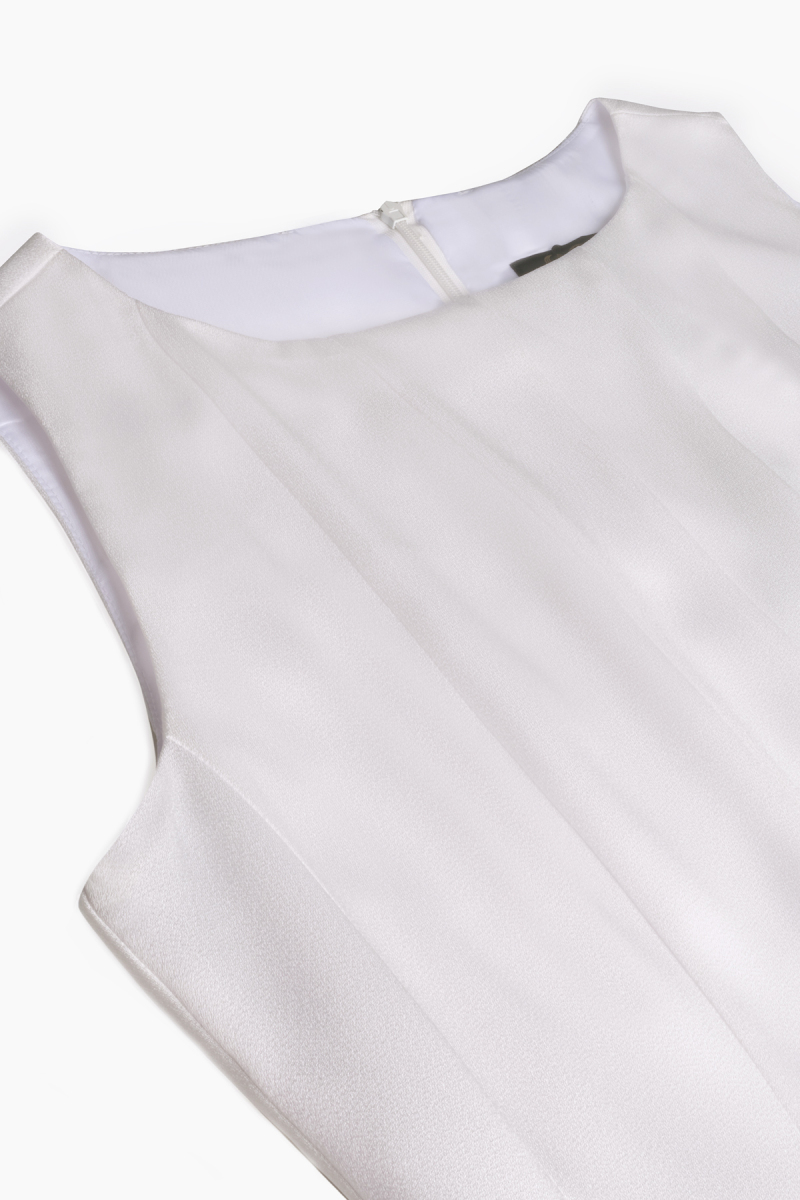 Emma Beyaz Elbise - 3