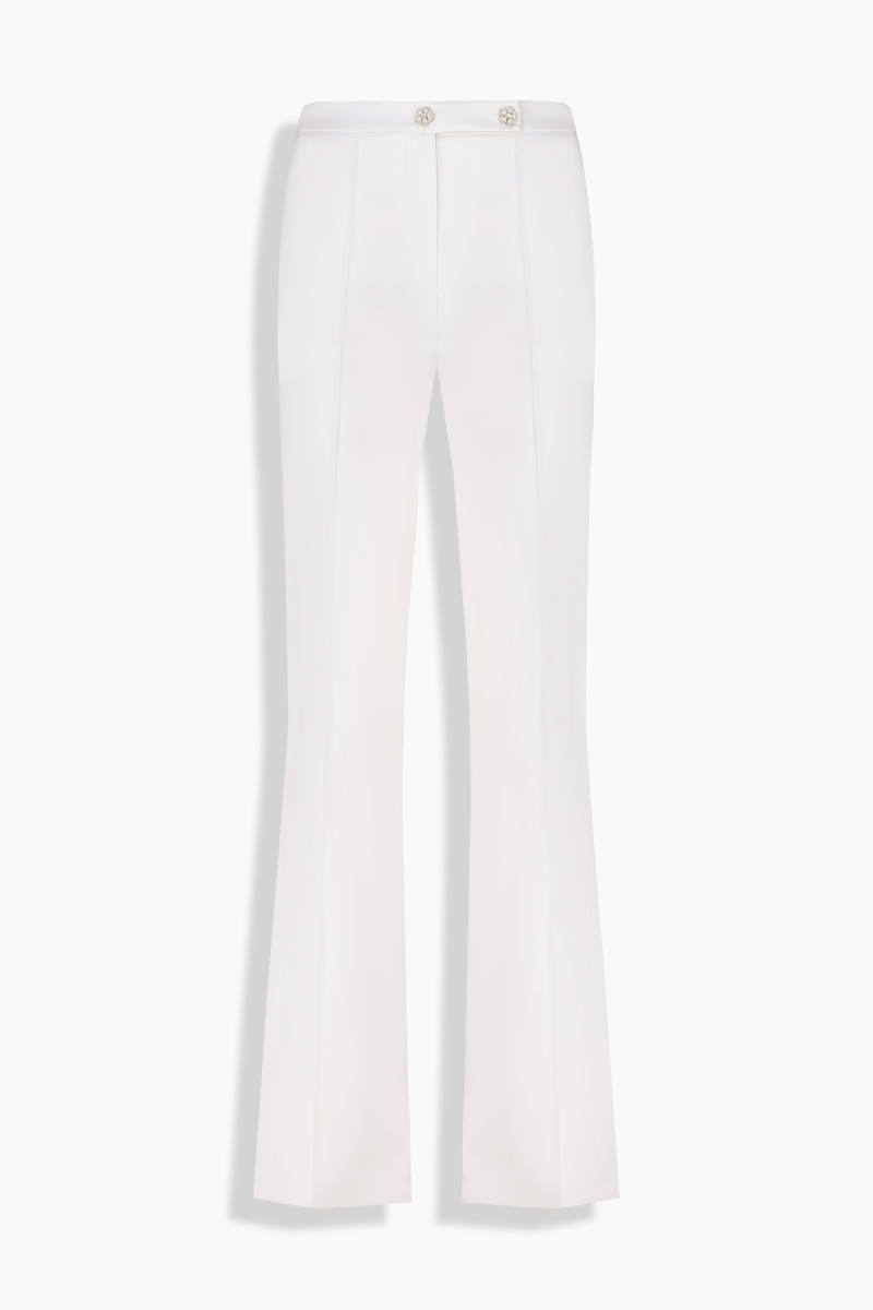 Emma Beyaz Pantolon - 1
