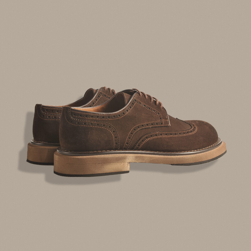 Eva Taban Süet Kahverengi Ayakkabı - SARAR