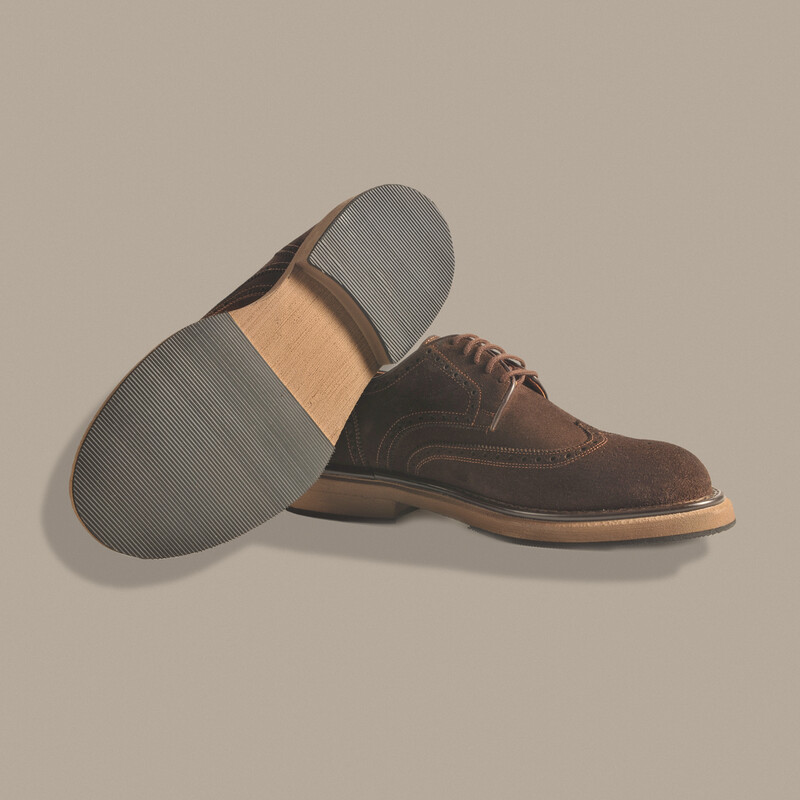 Eva Taban Süet Kahverengi Ayakkabı - SARAR