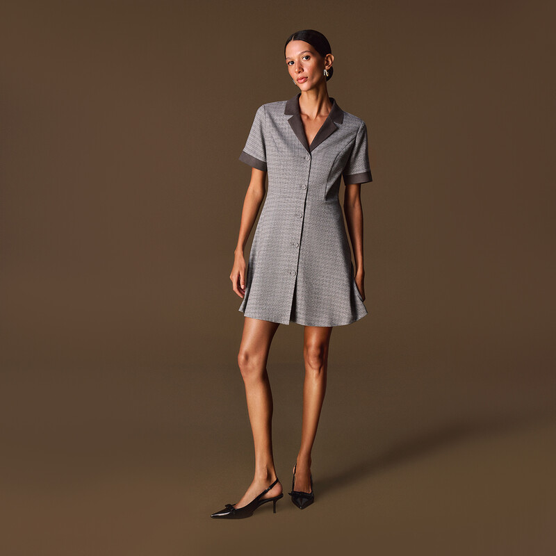 Fiora Gri Elbise - SARAR WOMAN