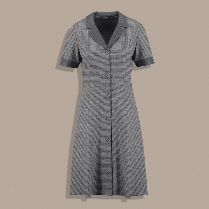 Fiora Gri Elbise - 2