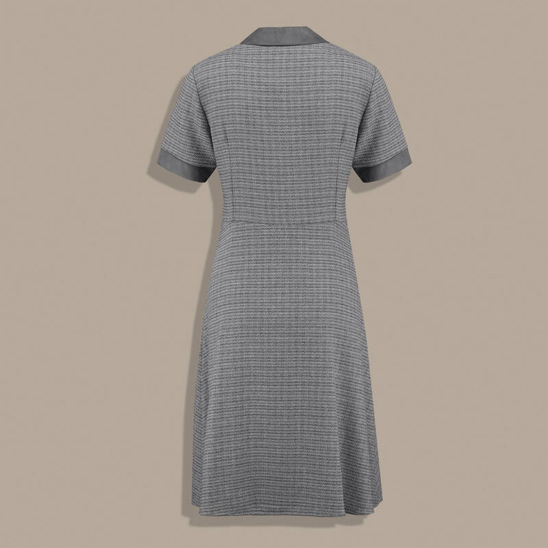 Fiora Gri Elbise - 3