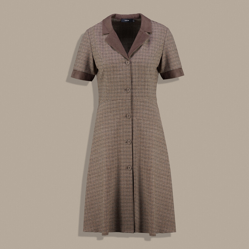 Fiora Kahverengi Elbise - SARAR WOMAN