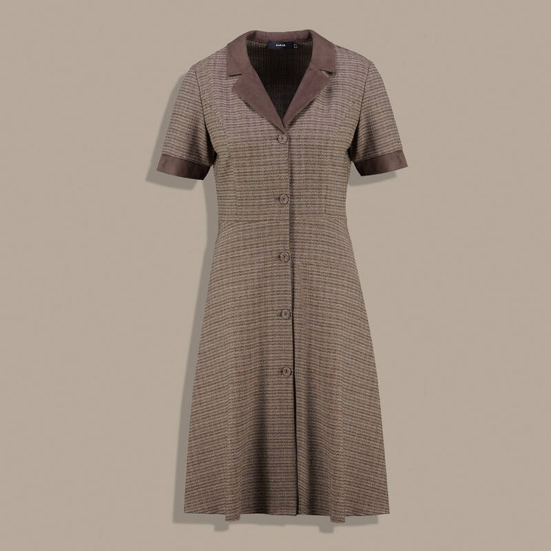 Fiora Kahverengi Elbise - 1