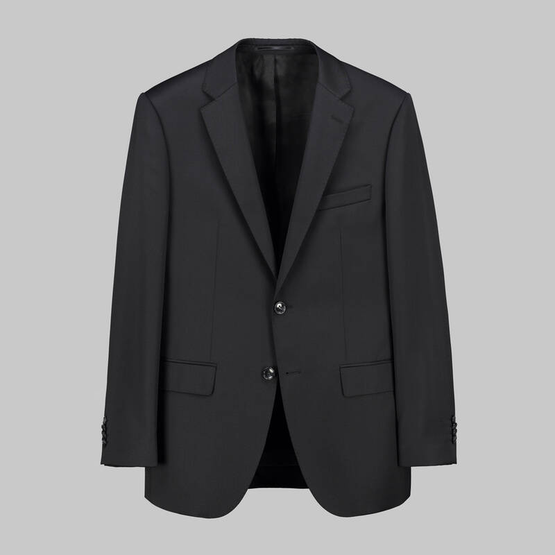 Jam Saxon Regular Fit Takım Elbise Siyah Elbise - 1