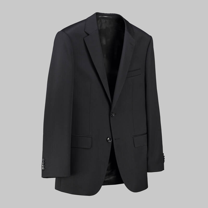 Jam Saxon Regular Fit Takım Elbise Siyah Elbise - 2