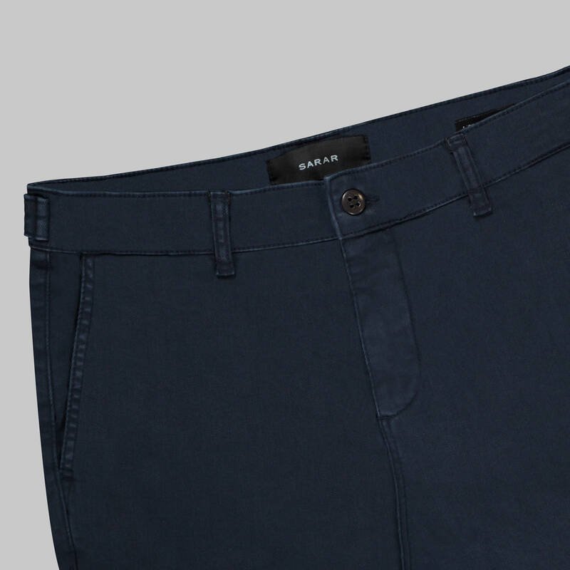 Mace Lacivert Koton Pantolon - 4