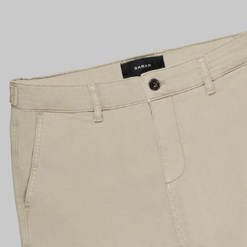 Mace Taş Rengi Koton Pantolon - 4