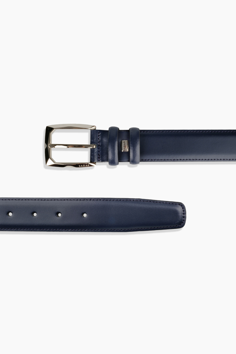 Dikişli Lacivert Kemer - 4