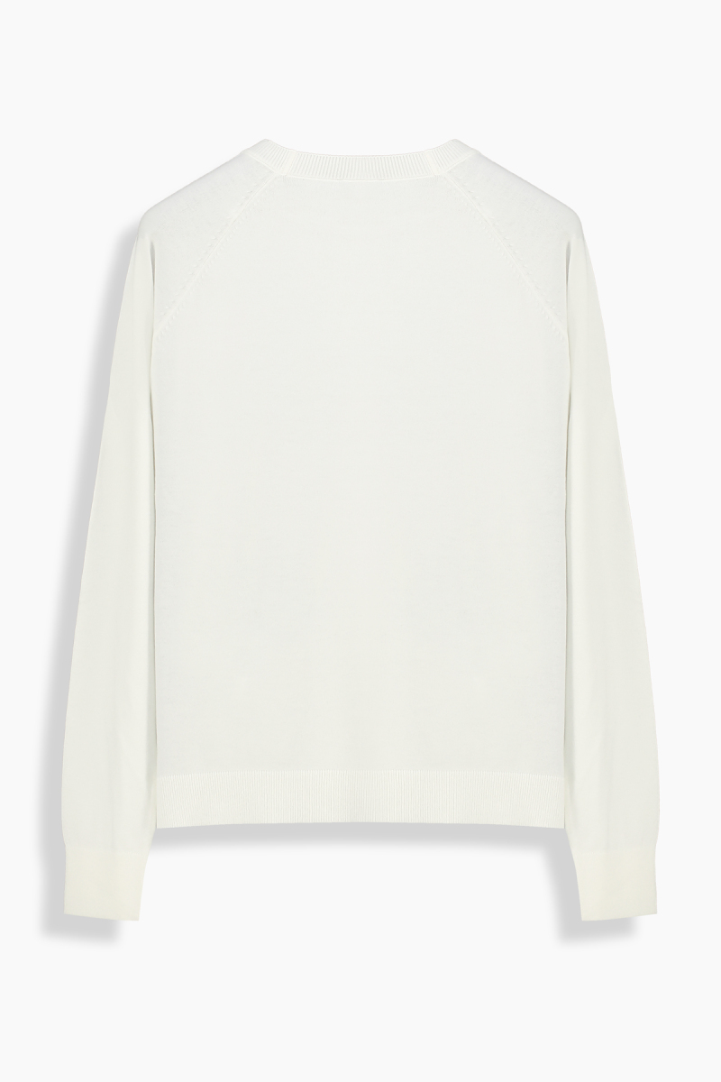 Lina Ekru Düğmeli Hırka - 2