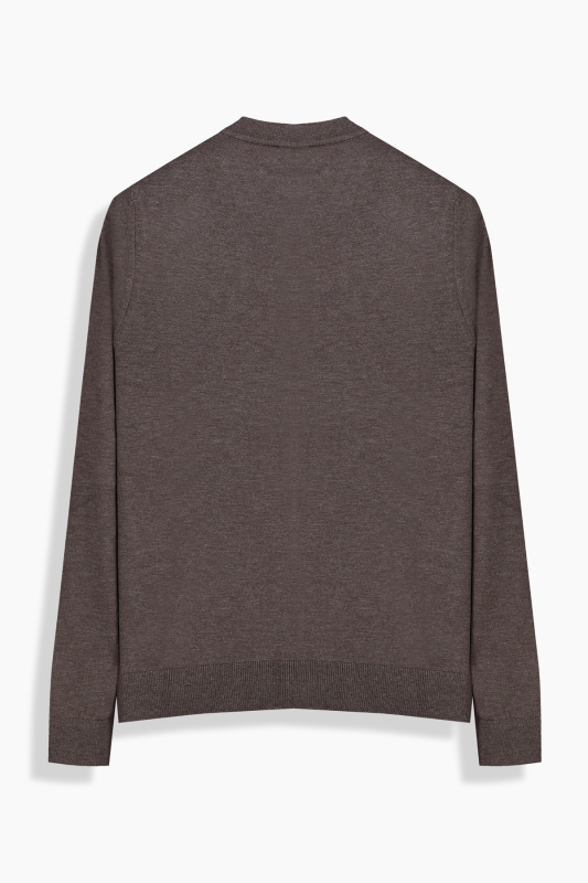 Lina Kahverengi Düğmeli Hırka - SARAR WOMAN