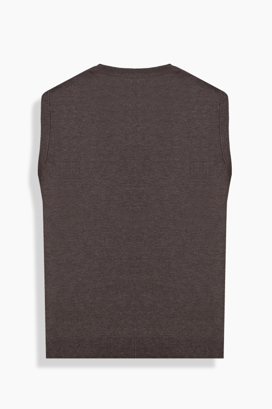 Lina Kahverengi Triko Bluz - SARAR WOMAN