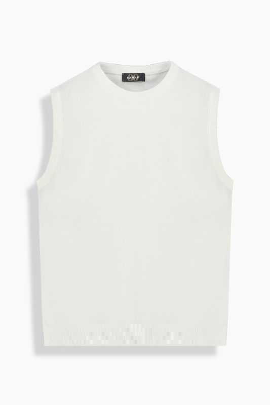 Lina Ekru Triko Bluz - SARAR WOMAN