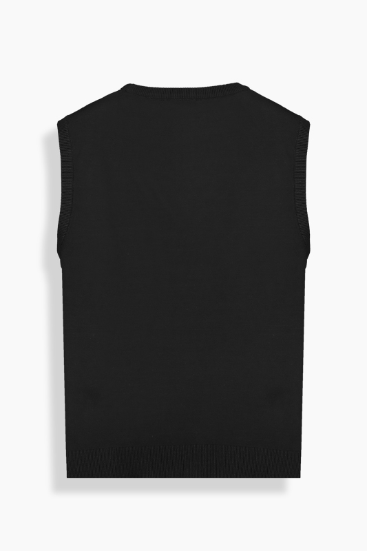 Lina Siyah Triko Bluz - SARAR WOMAN