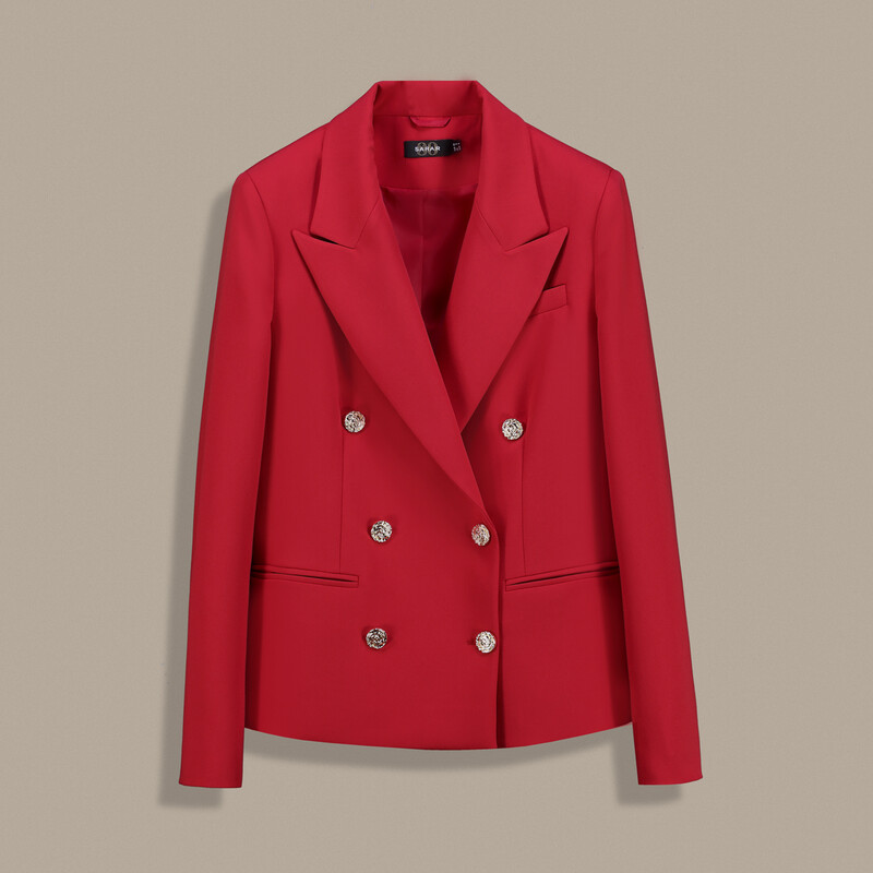 Magnolia Bordo Ceket - SARAR WOMAN