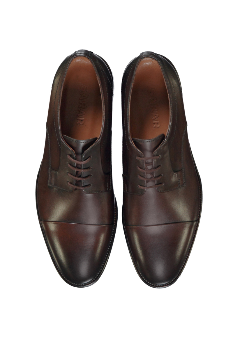 Microlight Kahverengi Deri Ayakkabı - 2