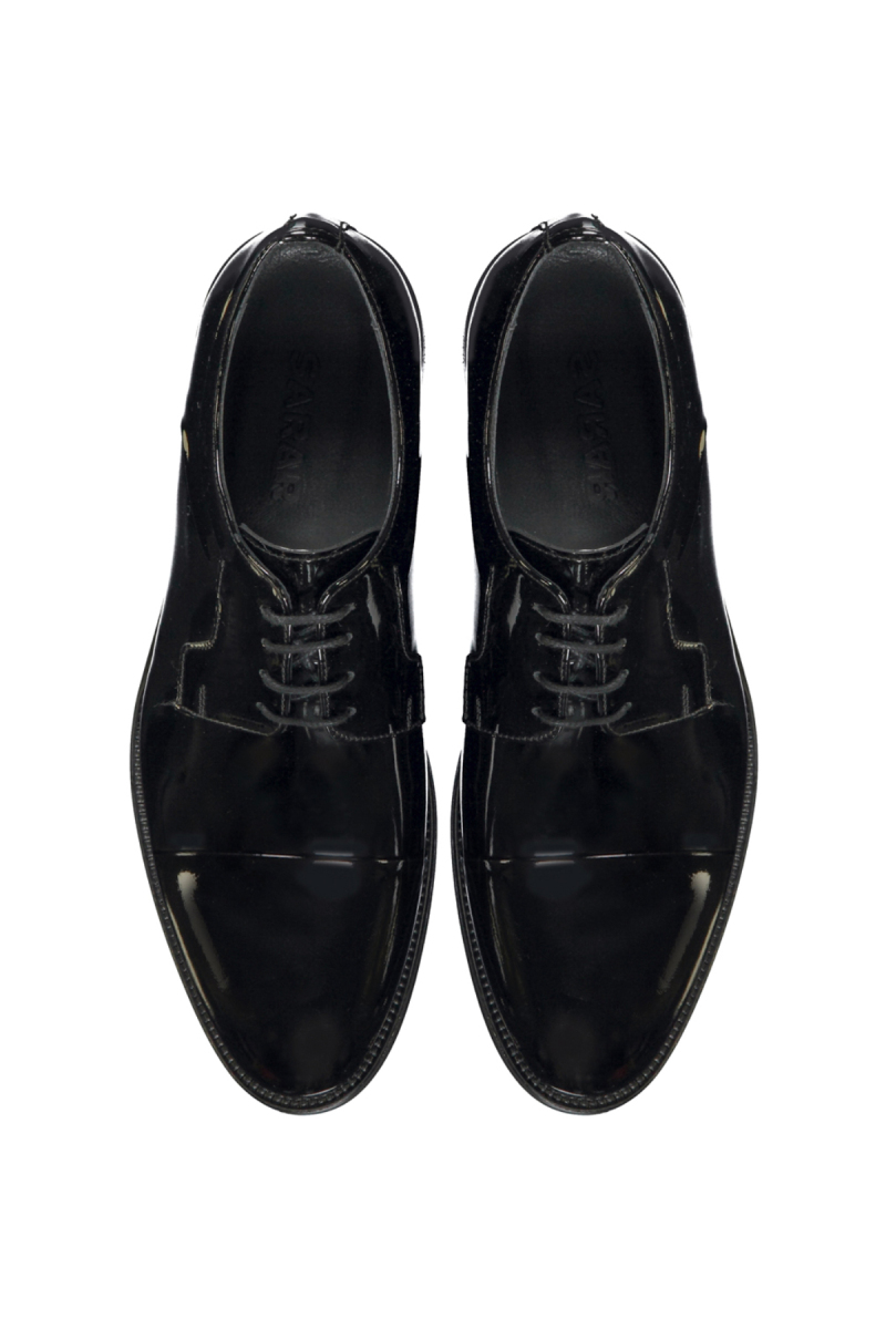 Microlight Siyah Deri Ayakkabı - 2