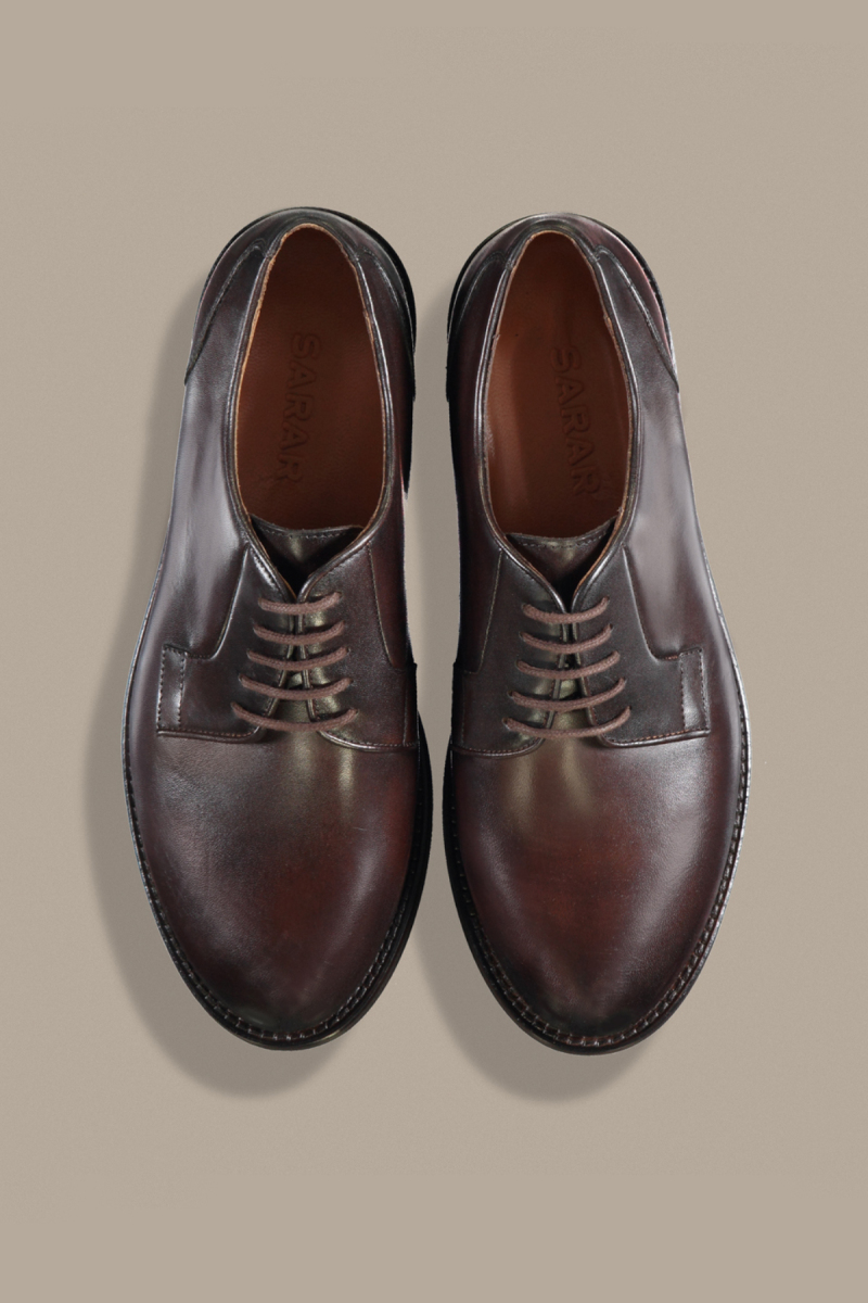 Bağcıklı Klasik Kahverengi Ayakkabı - 2