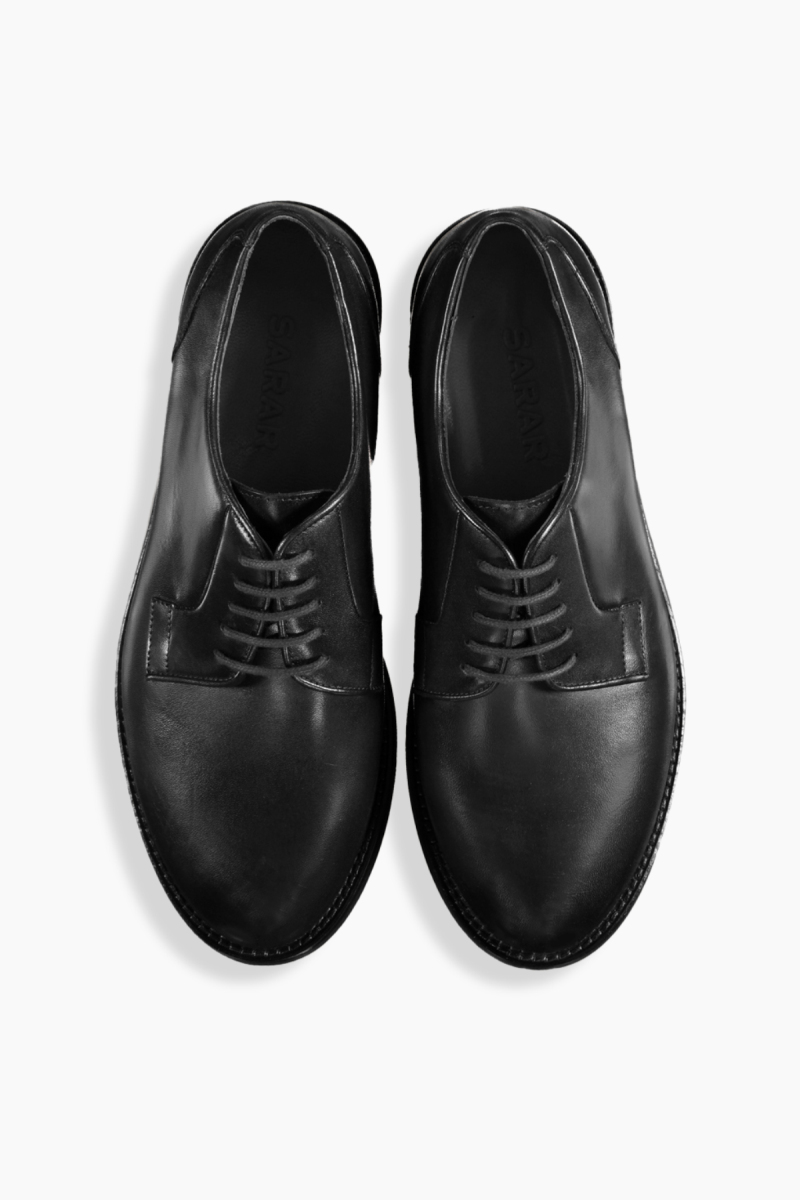 Bağcıklı Klasik Siyah Ayakkabı - 2